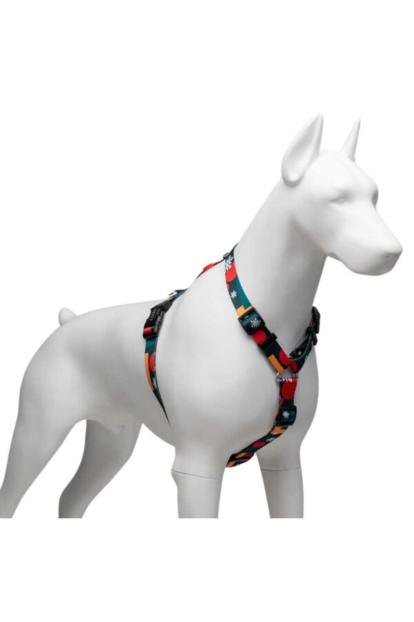 Lindo Reindeer H-Type Dog Harness for Secure Walking Small