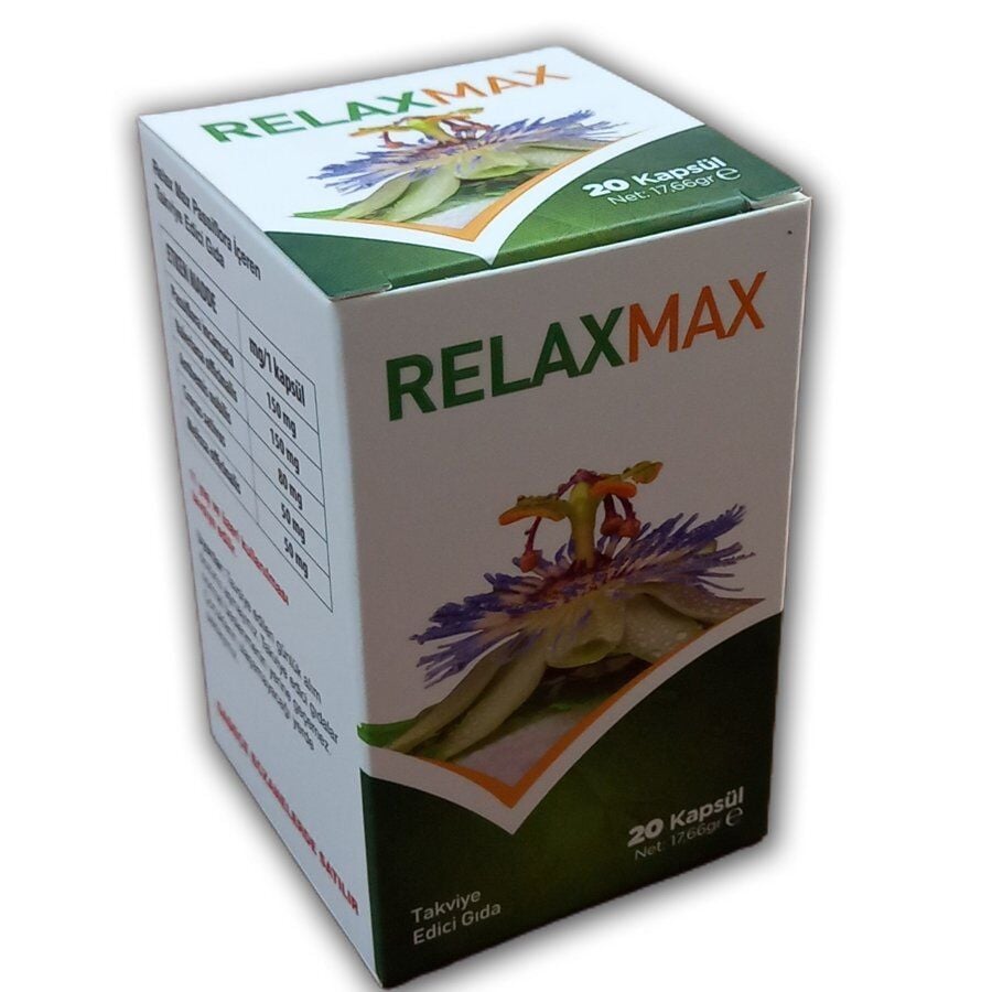 Tenda Ilac Relax Max Herbal Support Capsules 20 Count