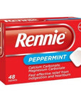 Rennie Peppermint tablets box