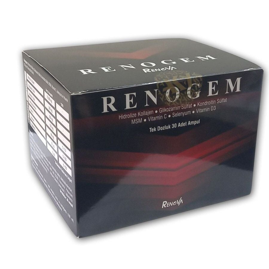 Renova Ilac Renogem Hydrolyzed Collagen Liquid Supplement 30x30ml