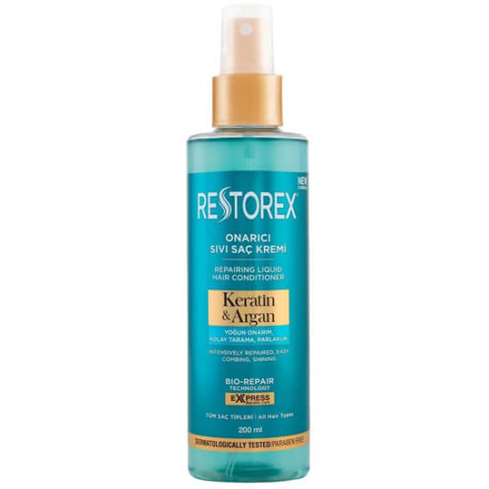 Restorex Keratin & Argan Repairing Liquid Conditioner 200 ml