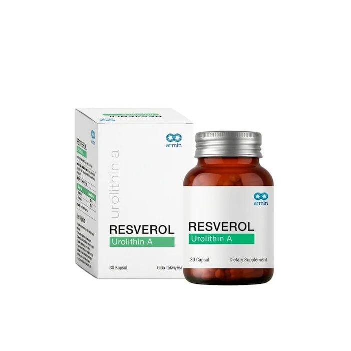 Resverol Urolithin A & Resveratrol Dietary Supplement 30 Capsules
