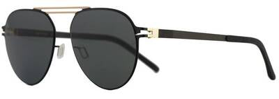 Retro B.gold IV 02 Grey Metal Sunglasses 58mm