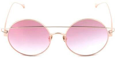 Retro Future C02 Rose Metal Mirrored Sunglasses 54mm