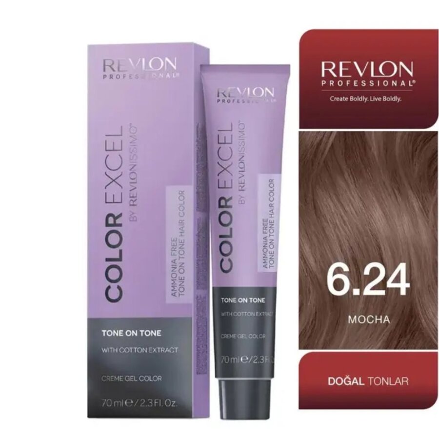 Revlon Professional Color Excel 6.24 Glossy Hair Color 70ml