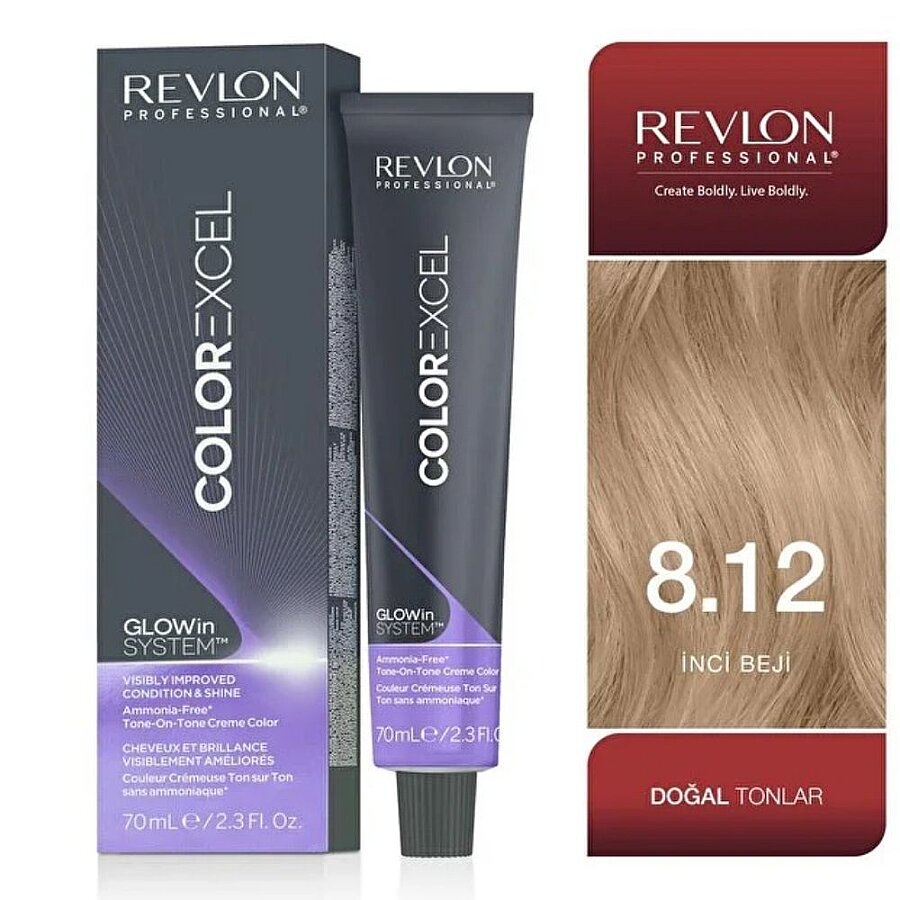 Revlon Professional Color Excel Ammonia-Free Hair Color 8.12 70ml