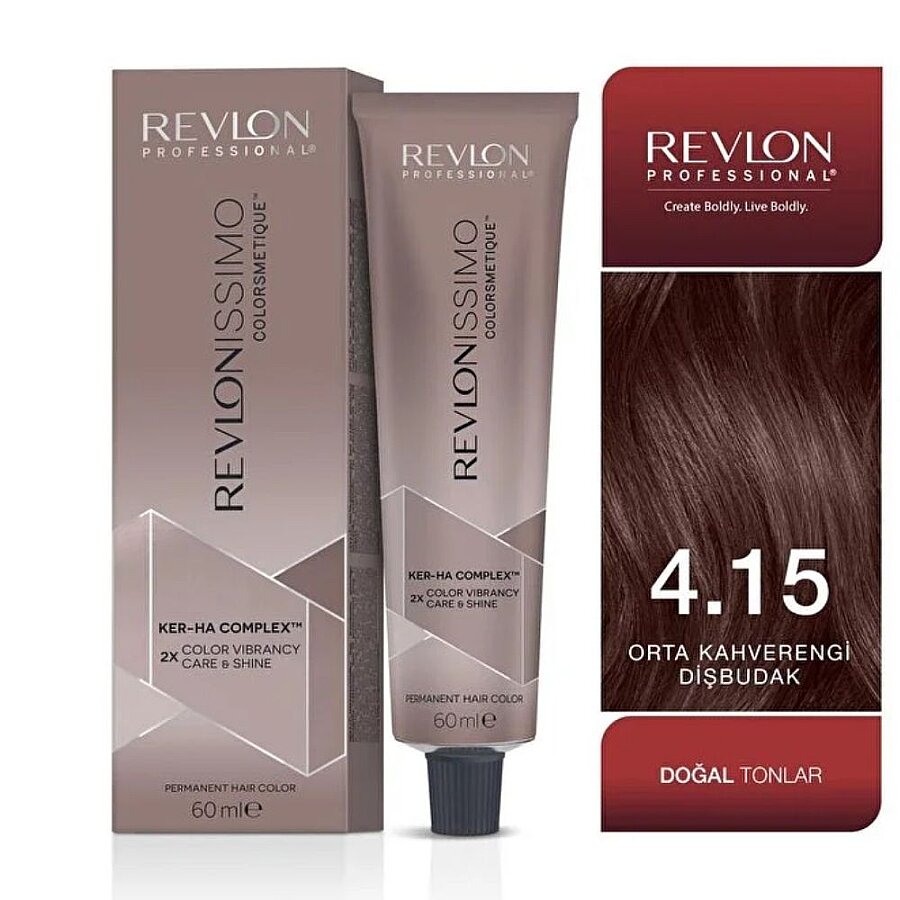 Revlon Professional Revlonissimo CC 4.15 Ash Mahogany Brown 60ml
