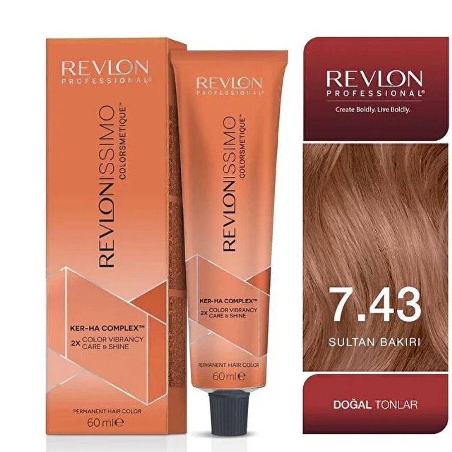 Revlon Professional Revlonissimo CC 7.43 Copper Hair Color 60ml