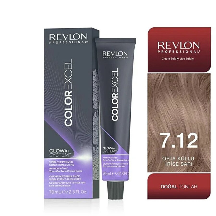 Revlon Professional Color Excel 7.12 Ash Pearl Blonde 70ml