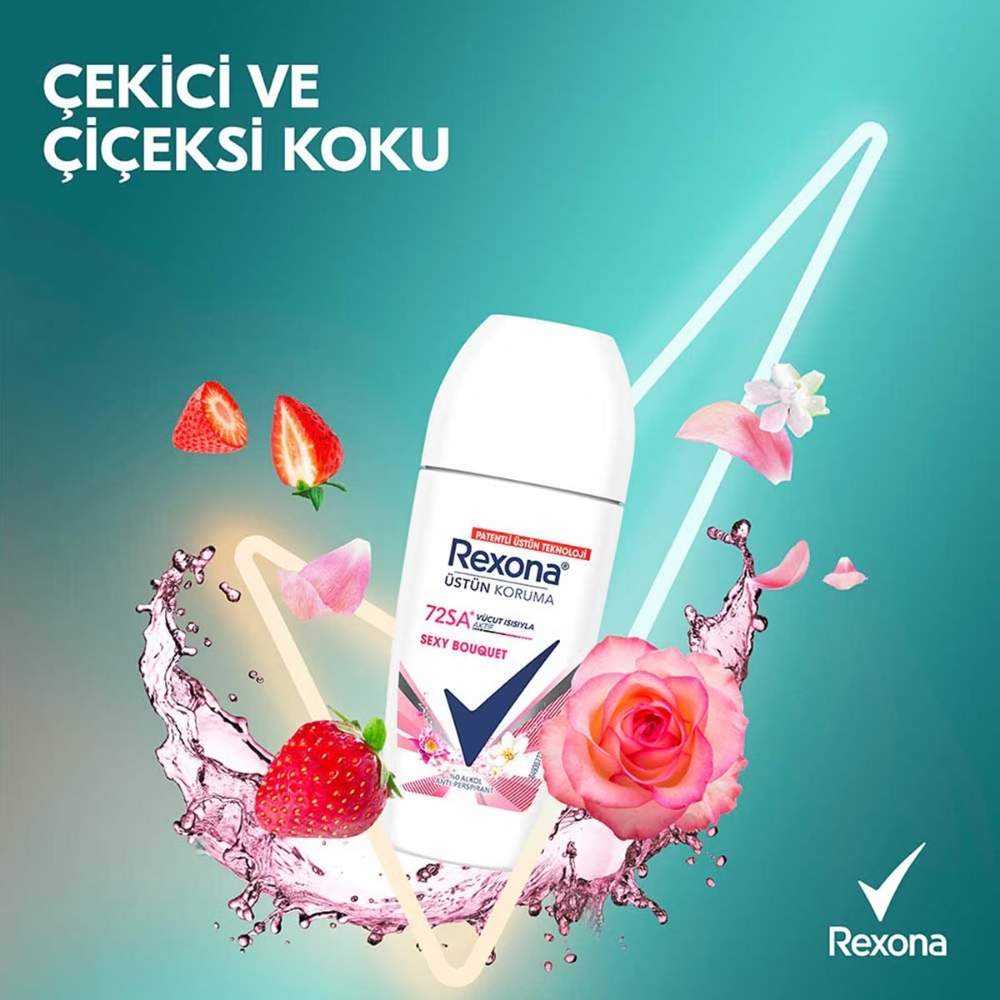Rexona Sexy Bouquet Roll-On Deodorant with 72H Protection 50 ml