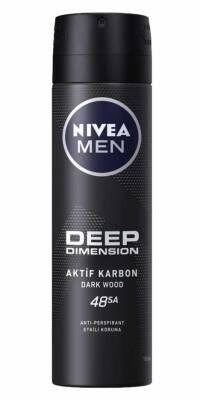 nivea men deep dimension deodorant 150ml front view, nivea men deep dimension deodorant 150ml spray bottle Nivea Men Deep Dimension Deodorant - 48 Hour Protection | 150ml Nivea Men Deep Dimension Deodorant | 150ml nivea, men-deodorant, deodorant-150ml, long-lasting-protection, masculine-fragrance, skin-moisturizer, freshness, body-odor-control, daily-use, ai-generated