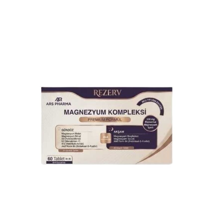 Ars Pharma Rezerv Magnesium Complex Multi-Form Support 60 Tablets
