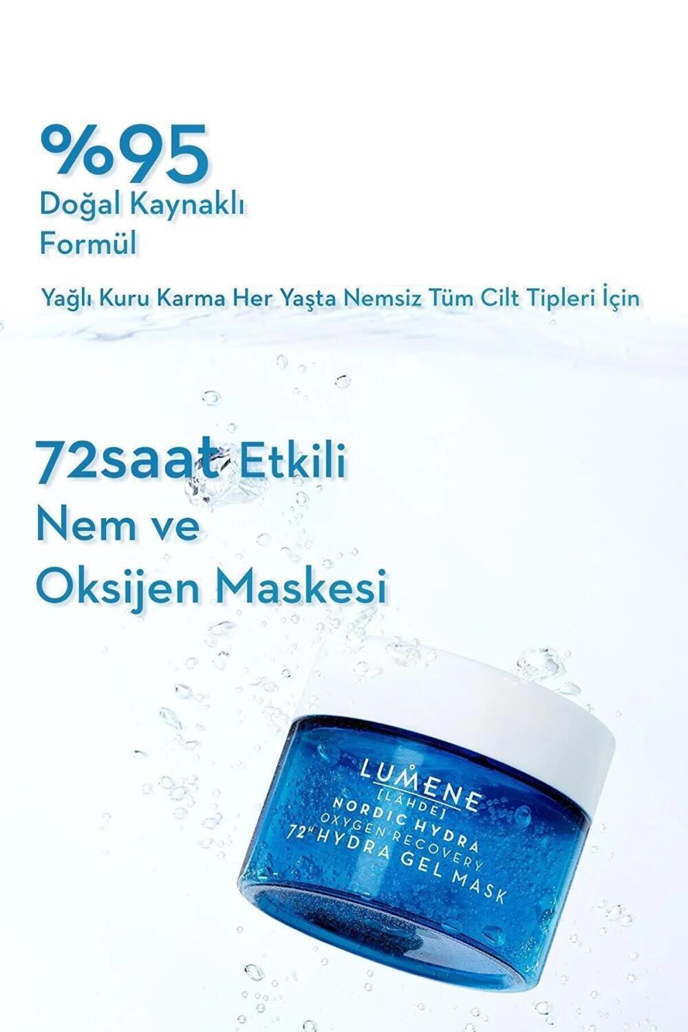 lumene oxygen recovery hydra gel mask 150ml, lumene skincare product Lumene Oxygen Recovery Hydra Gel Mask - 72h Hydration | 150ml Lumene Oxygen Recovery Hydra Gel Mask 150ml lumene, oxygen-recovery-mask, hydration, skincare, gel-mask, organic, women, facial-care, dry-skin, ai-generated