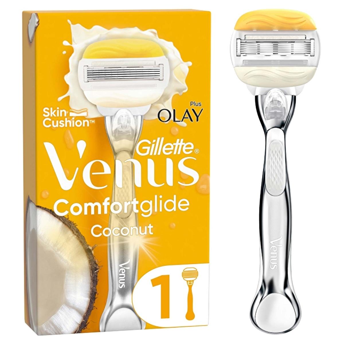 Gillette Venus ComfortGlide Olay Women&#39;s Razor - Moisturizing, 5-Blade Shaving System for Close Shave Gillette Venus ComfortGlide Olay Razor - Moisturizing Shaving Women&#39;s Razor, Gillette Venus, ComfortGlide Olay, Moisturizing Razor, Close Shaving Razor, Women&#39;s Grooming, Shaving Essentials, Personal Care, Feminine Hygiene, Sensitive Skin Solutions, Ergonomic Design, 5-Blade Razor