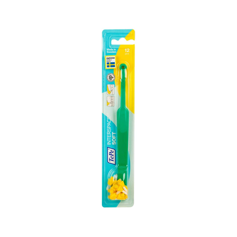 Tepe Interspace Soft Green Manual Toothbrush for Effective Interdental Cleaning - Soft Bristle, Compact Head, Gentle on Gums Tepe Interspace Soft Toothbrush for Interdental Cleaning interdental toothbrush, manual toothbrush, soft bristle toothbrush, Tepe Interspace, oral hygiene, dental care, green toothbrush, compact head toothbrush, gentle on gums, effective interdental cleaning, oral health, hygiene essentials, dental hygiene tools