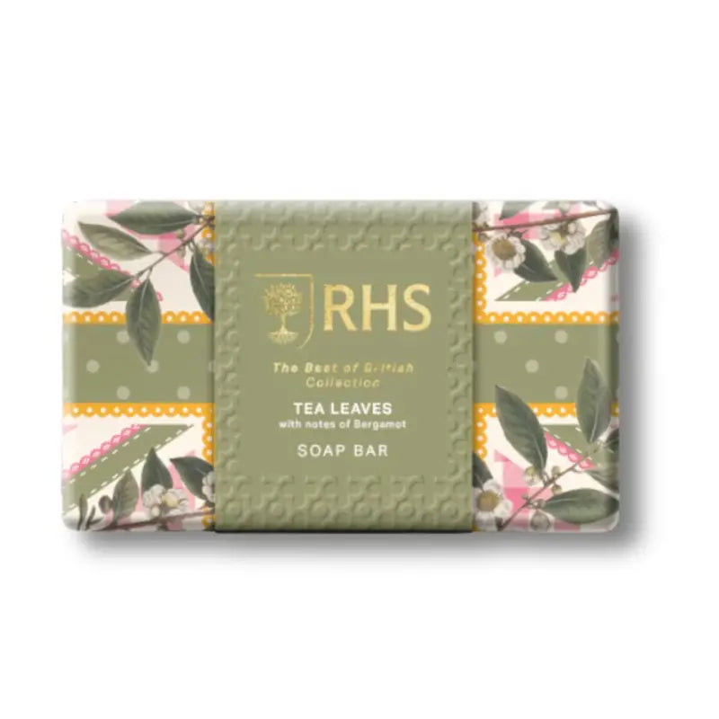 Rhs The Best of British Tea Leaves Scented Soap 200g