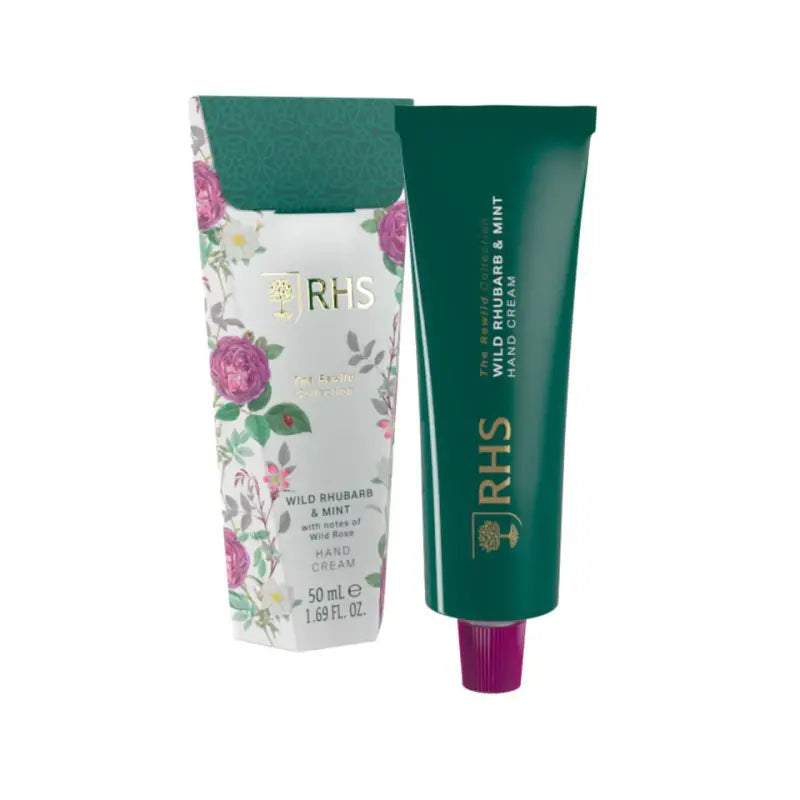 Rhs The Rewild Wild Rhubarb &amp; Mint Hand Cream 50 ml