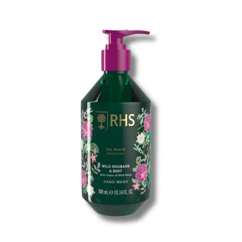 Rhs The Rewild Wild Rhubarb &amp; Mint Liquid Hand Soap 300 ml