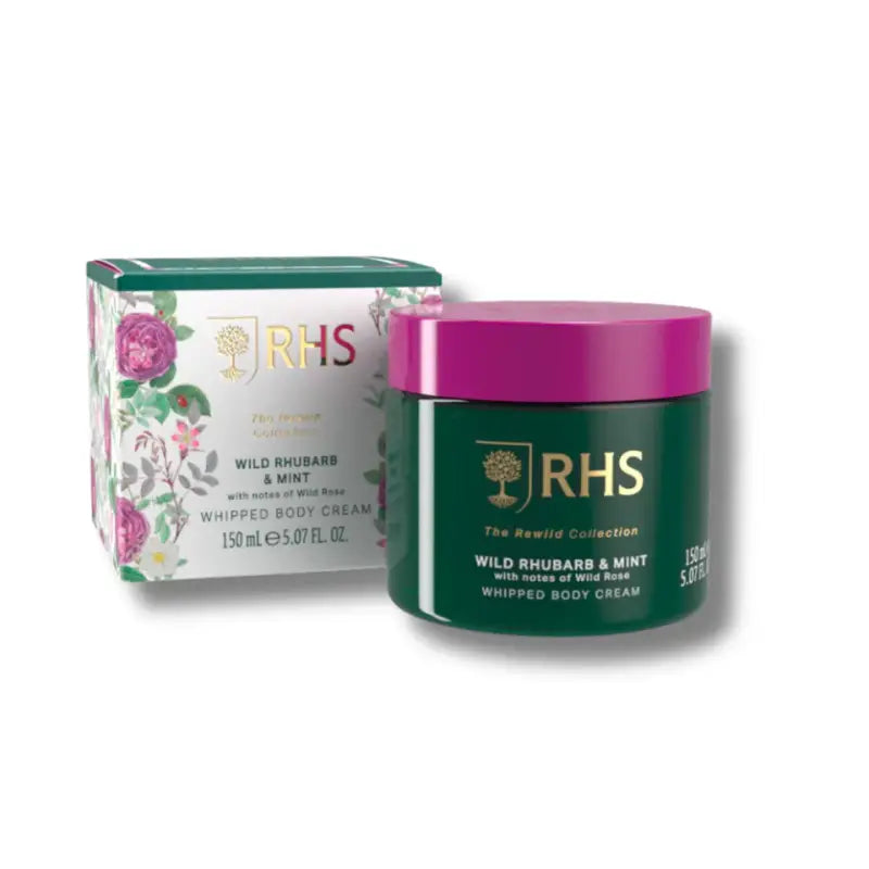 Rhs The Rewild Rhubarb &amp; Mint Whipped Body Cream 150 ml