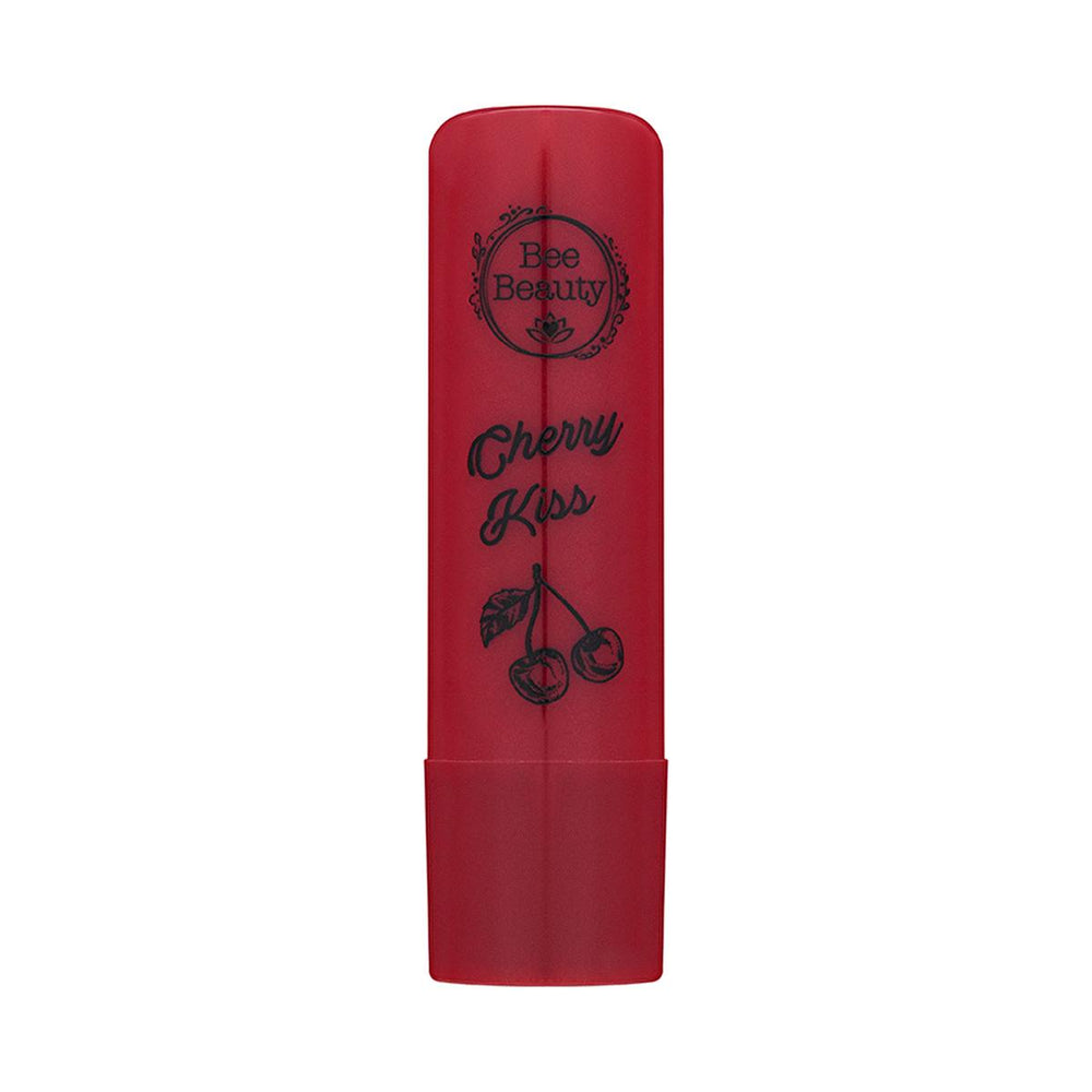 Bee Beauty Lip Balm Cherry Kiss - Moisturizing Tinted Lip Care with Shea Butter & Vitamin E - view 3