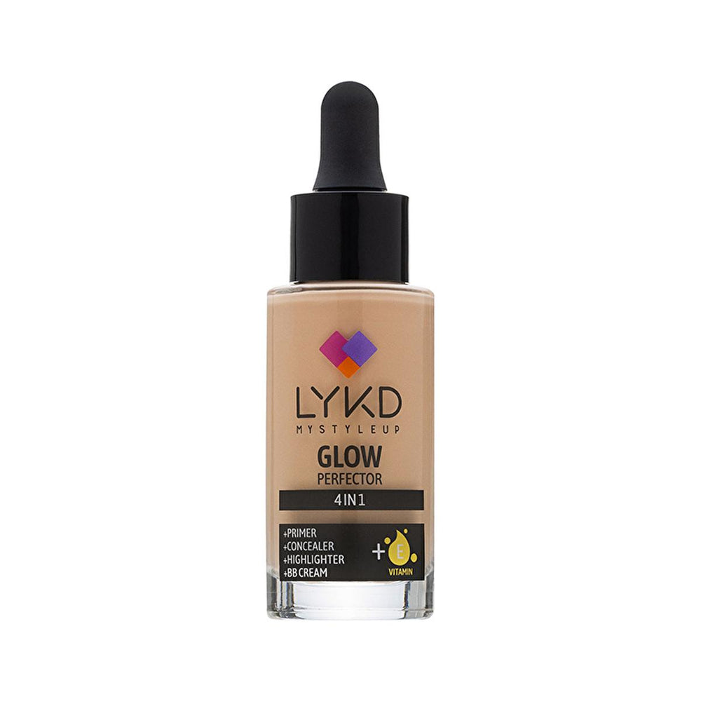 LYKD 4-in-1 Foundation Makeup - Natural Glow, Long-Lasting, Moisturizing Foundation for Radiant Complexion - Foundation