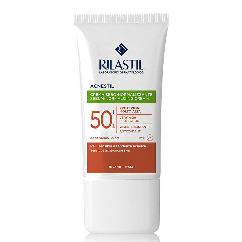Rilastil Acnestil SPF 50+ Mattifying Sunscreen for Blemished Skin 40ml