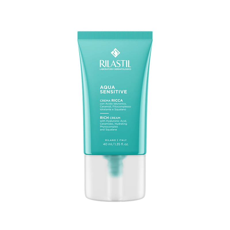 Rilastil Aqua Sensitive Rich Cream Hydrating Moisturizer 40 ml