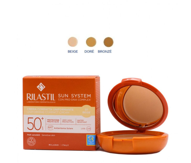 Rilastil Sun System SPF50+ Compact Cream 01 Beige 10g