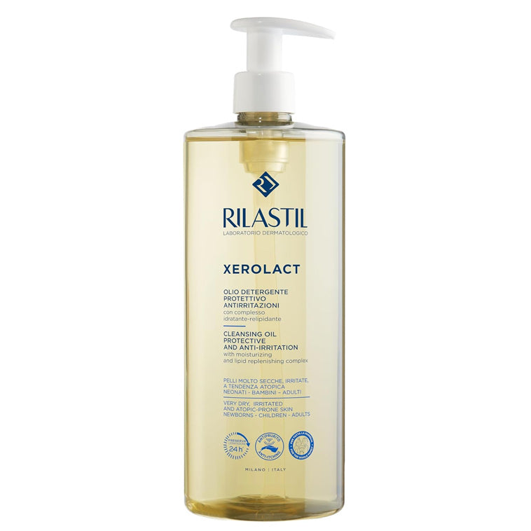 Rilastil Xerolact Cleansing Oil Soothing Body Wash 1000 ml