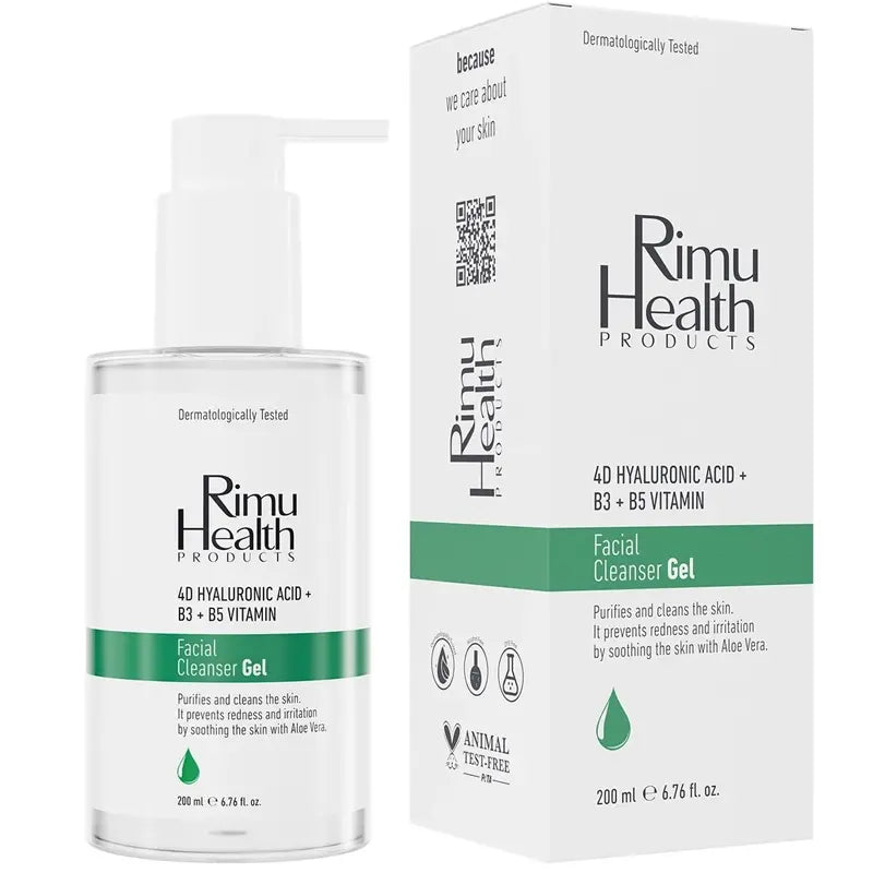 Rimu Health Products Facial Cleanser Gel with Aloe Vera 200ml