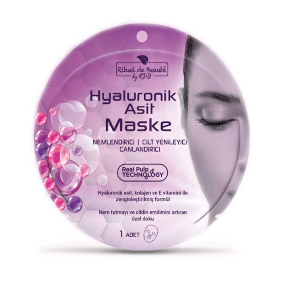Rituel de Beaute Hyaluronic Acid Mask Hydrating Sheet Mask 1 Count