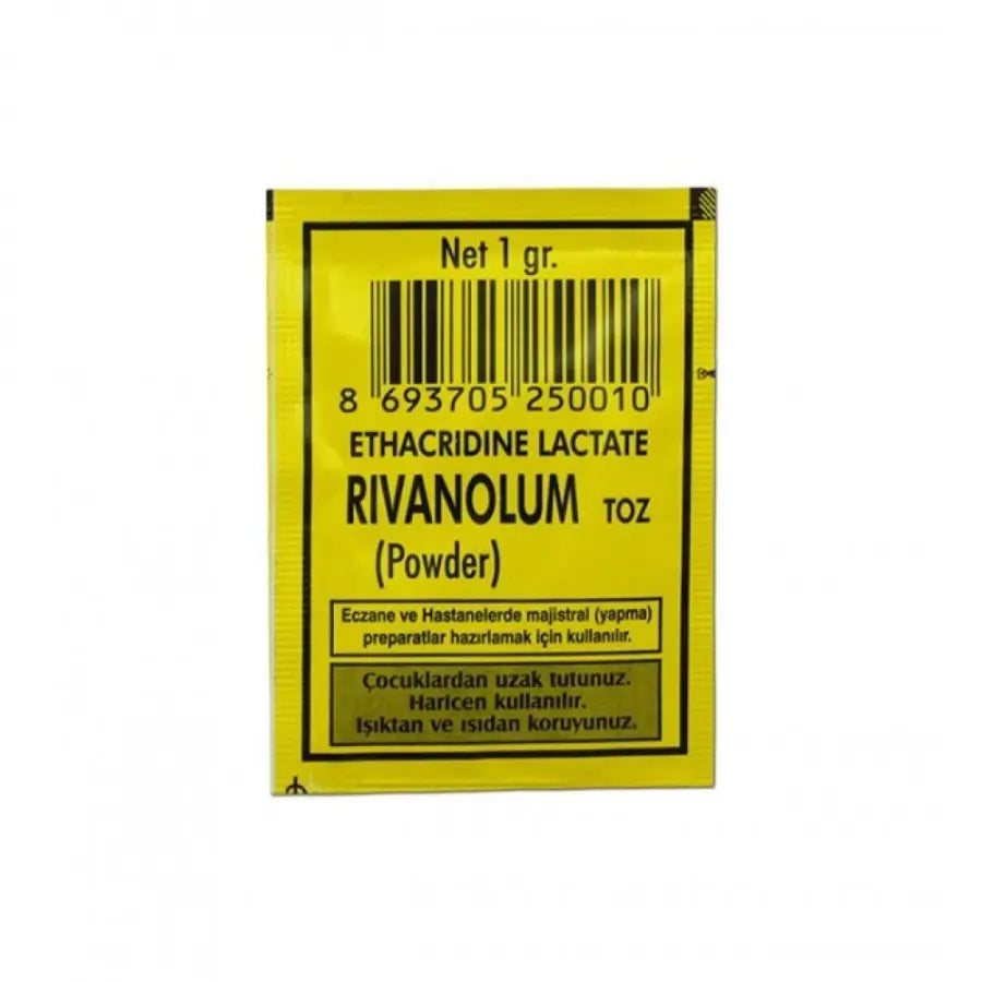 Rivanol Powder Cleansing Solution for Skin Care 1 g