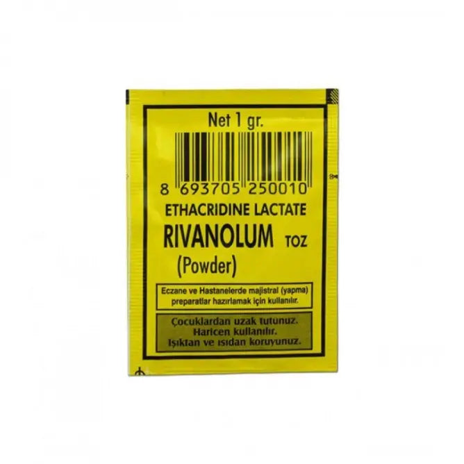 Rivanol Powder Cleansing Solution for Skin Care 1 g
