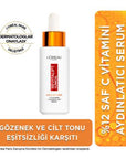 Loreal Paris Revitalift Clinical C Vitamin C Brightening Anti-Aging Serum 30ml - Brightens, Evens Skin Tone, Reduces Dark Spots Loreal Paris Revitalift Vitamin C Serum - Brightens & Evens Skin Loreal Paris Revitalift, Vitamin C Serum, Anti-Aging Serum, Skin Brightening, Hyaluronic Acid, Anti-Aging Skincare, Brightening Serum, Even Skin Tone, Reduce Dark Spots, Glowing Skin, Radiant Complexion, Skincare Routine, Anti-Aging Products, Dermatologist Tested, Skincare Essentials
