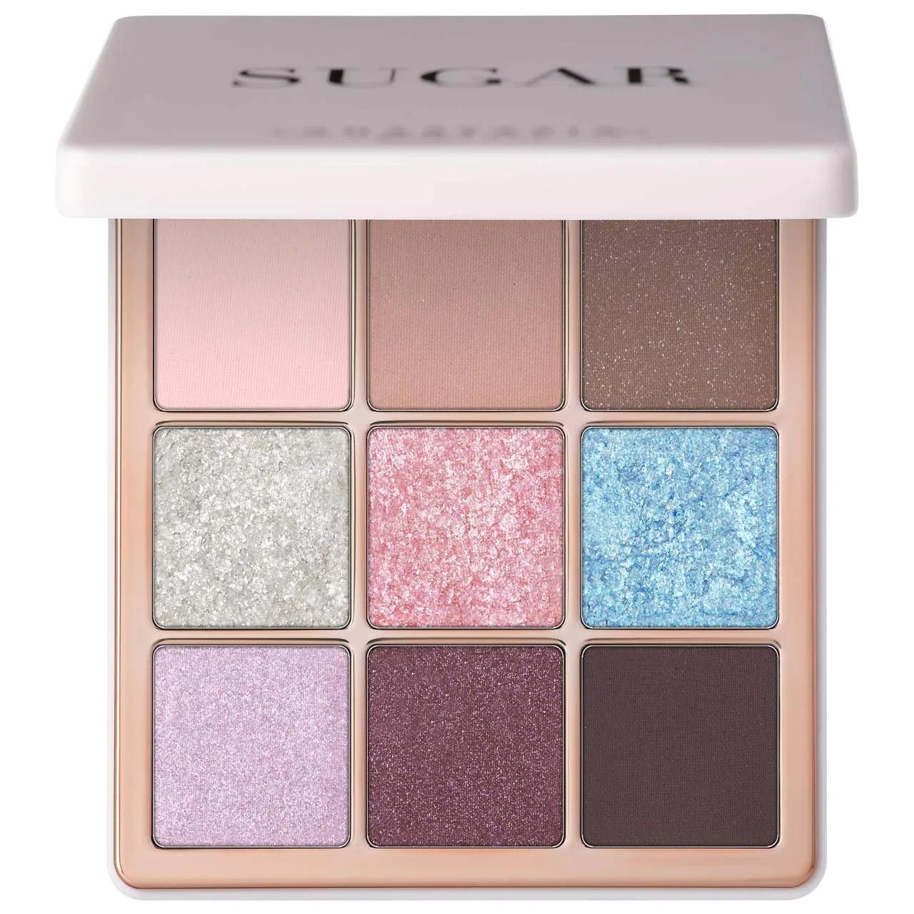 Mini Sugar Eye Palette - 9 Shade Cruelty-Free Mini Eyeshadow Palette for Versatile Eye Makeup Mini Eyeshadow Palette - Cruelty-Free & Compact mini eyeshadow palette, cruelty-free makeup, paraben-free cosmetics, compact eyeshadow, multi-finished eyeshadows, makeup for travel, versatile eye makeup, clean cosmetics, cruelty-free beauty products, eyeshadow collection, travel-friendly makeup, makeup essentials