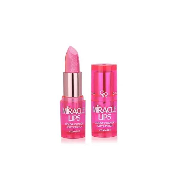 Golden Rose Color Changing Jelly Lipstick 3.7g - Berry Pink Shade with Natural Glossy Finish - image 12