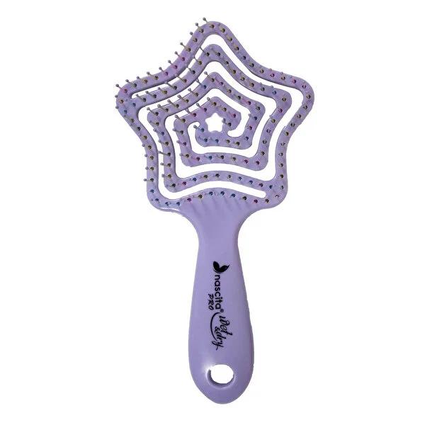 Nascita Pro Star-Shaped Hair Brush - Ergonomic Detangling Brush for Curly Hair, Anti-Static Hair Care Tool Nascita Pro Star-Shaped Hair Brush for Curly Hair Hair brush, Detangling brush, Ergonomic hair brush, Anti-static hair brush, Hair care tool, Curly hair solutions, Hair styling tools, Hair detangling, Frizz control, Hair care accessories, Star-shaped hair brush, Nascita Pro
