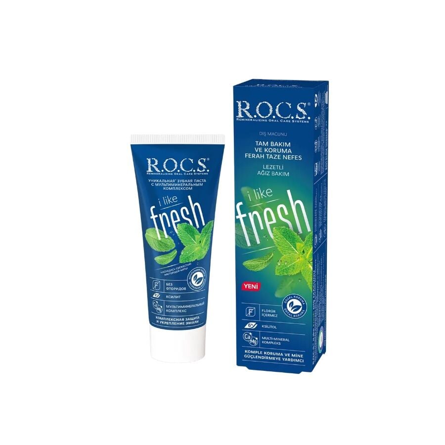 Rocs i Like Fresh Toothpaste Long-Lasting Freshness 74g