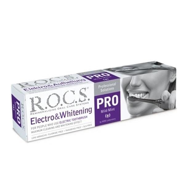 Rocs Pro Electro Whitening Mild Mint Toothpaste 60 ml
