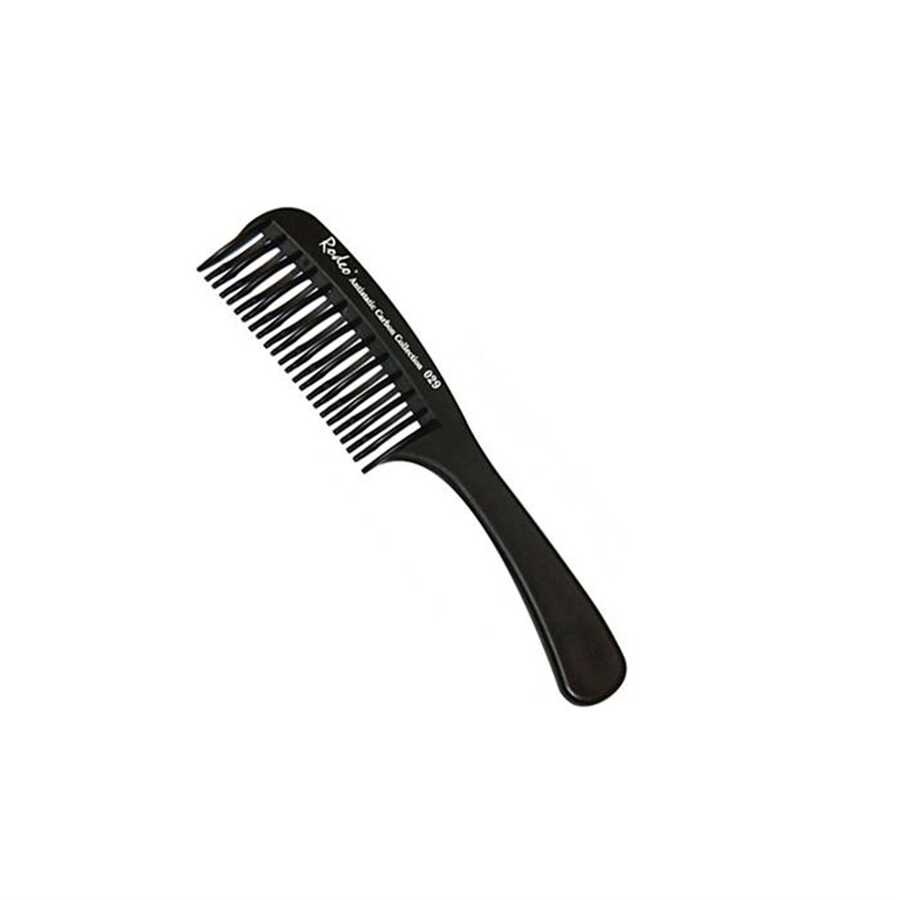 Rodeo 029 Antistatic Carbon Hair Detangling Comb 20.5 cm