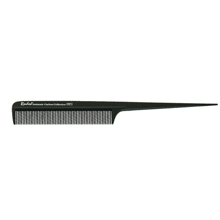 Rodeo Carbon Antistatic Tail Comb for Styling 021