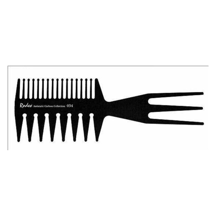 Rodeo Antistatic Carbon Hair Comb 034 Heat Resistant Tool