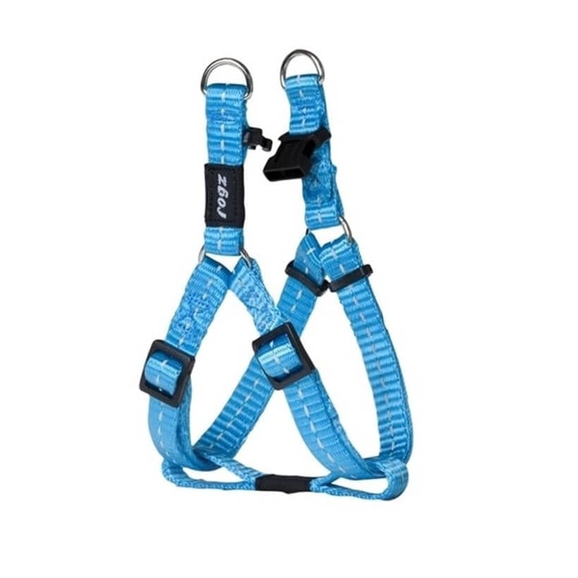Rogz Step-in Dog Harness Reflective Turquoise Small