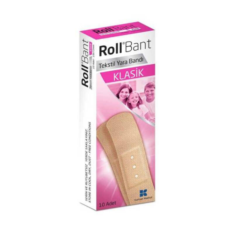 Kurtsan Medikal Roll Bant Classic Adhesive Bandages 10 Count