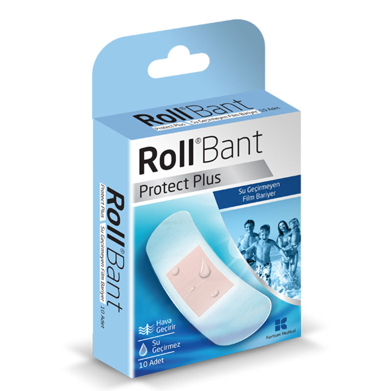 RollBant Protect Plus Waterproof Bandages 10 Count