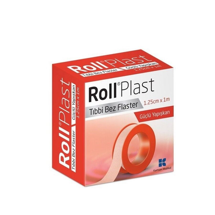 Roll Plast Adhesive Fabric Tape for Secure Dressing 1.25cm x 5m
