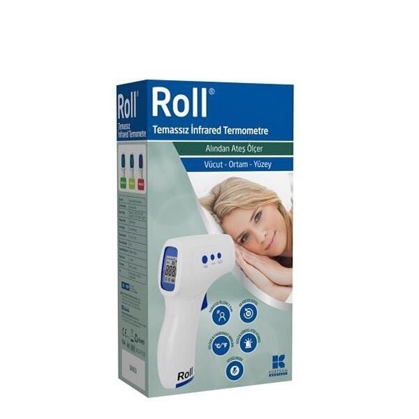 Roll Saglik Non-Contact Infrared Forehead Thermometer 1 Count