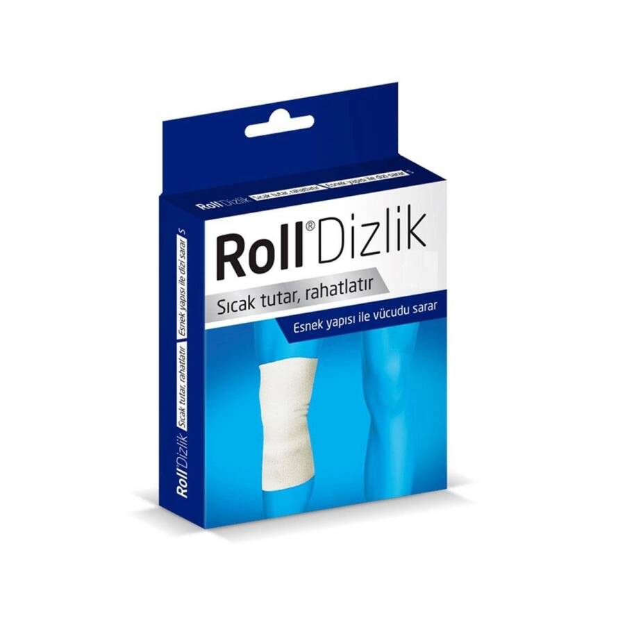 Roll Elastic Wool Knee Support Sleeve for Warmth - Large