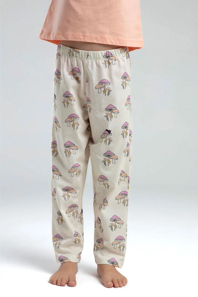 Roly Poly Girls Salmon Pajama Set with Breathable Fabric