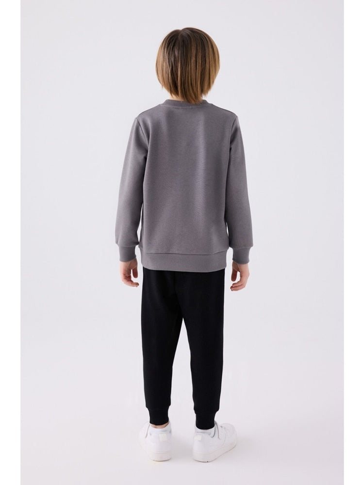 Roly Poly Boys Dark Grey Tracksuit Set Comfort 2-Piece